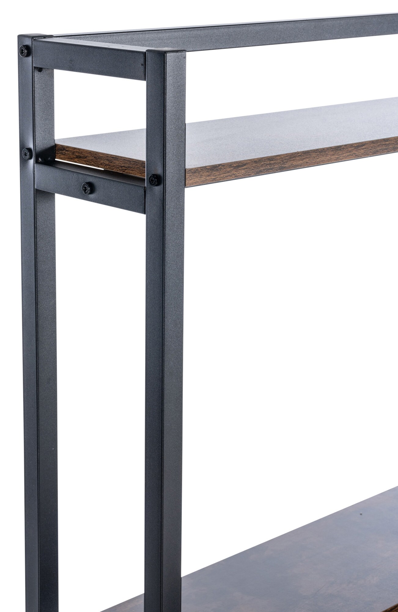 CLP Schreibtisch Billings I Computertisch Mit Regal Und Staufächern I Bürotisch Im Industrial Look