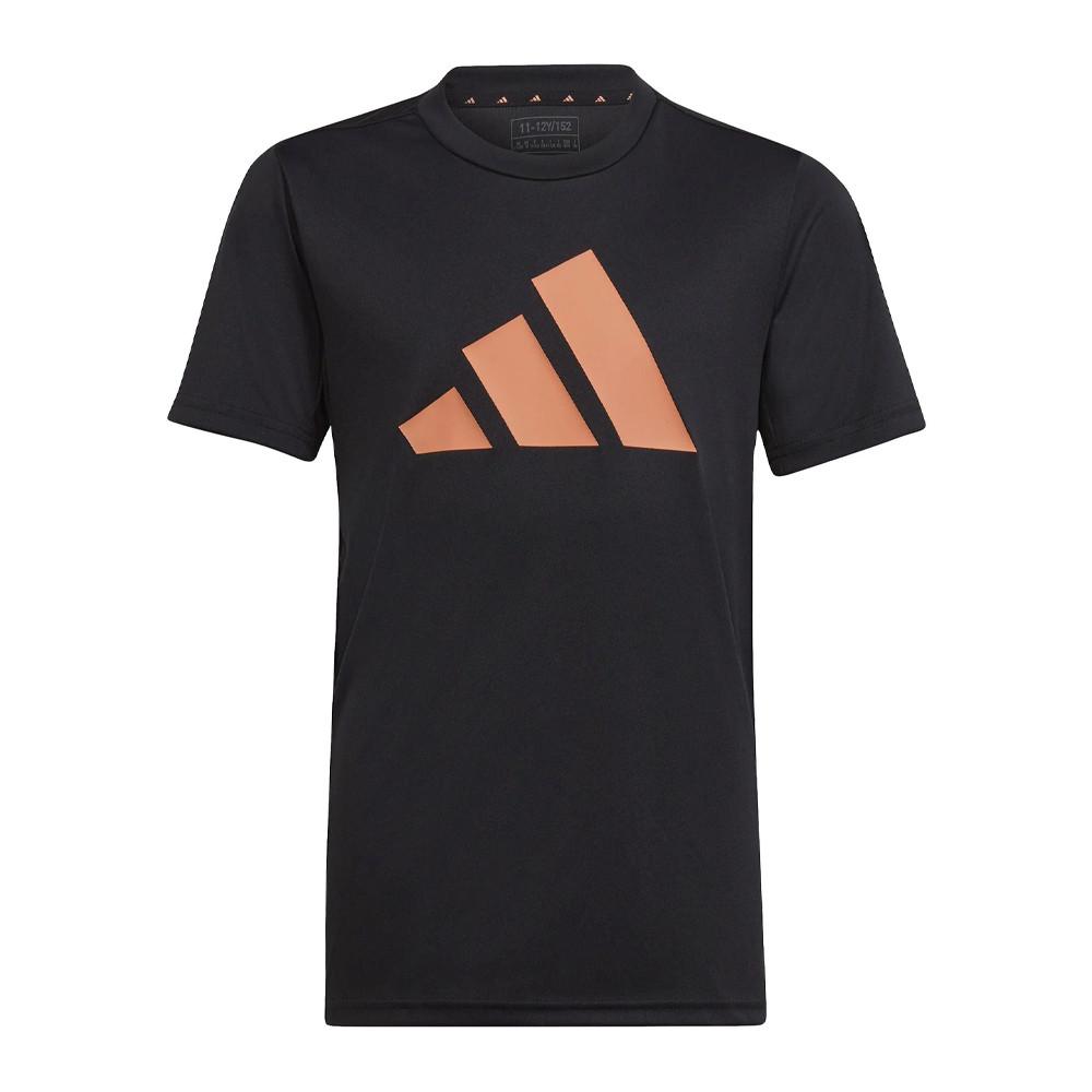 Adidas T-shirt Noir Garçon Adidas Logo