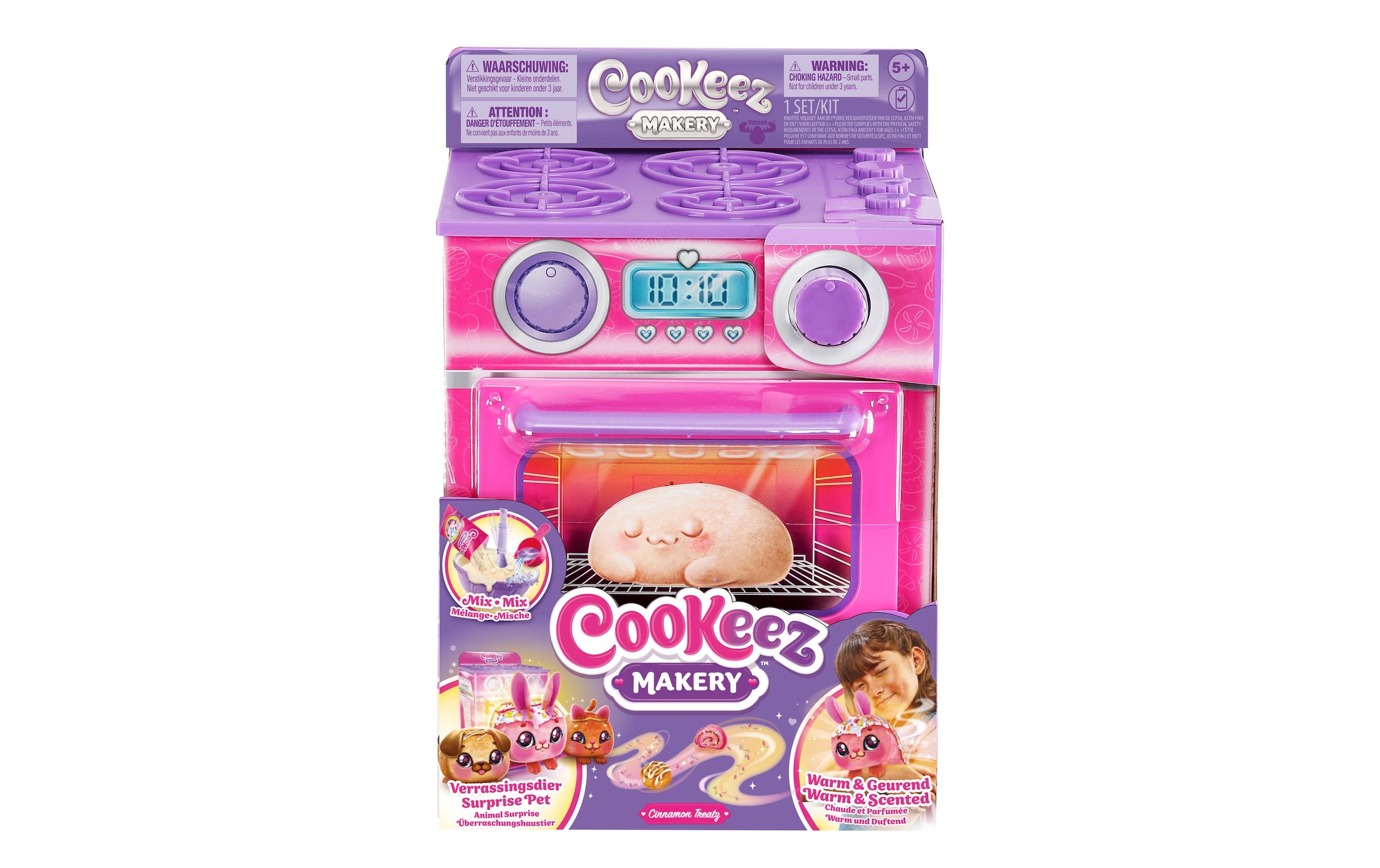 Moose Plüschfigur »Cookeez Makery Ofen aqua Zimt assortiert«