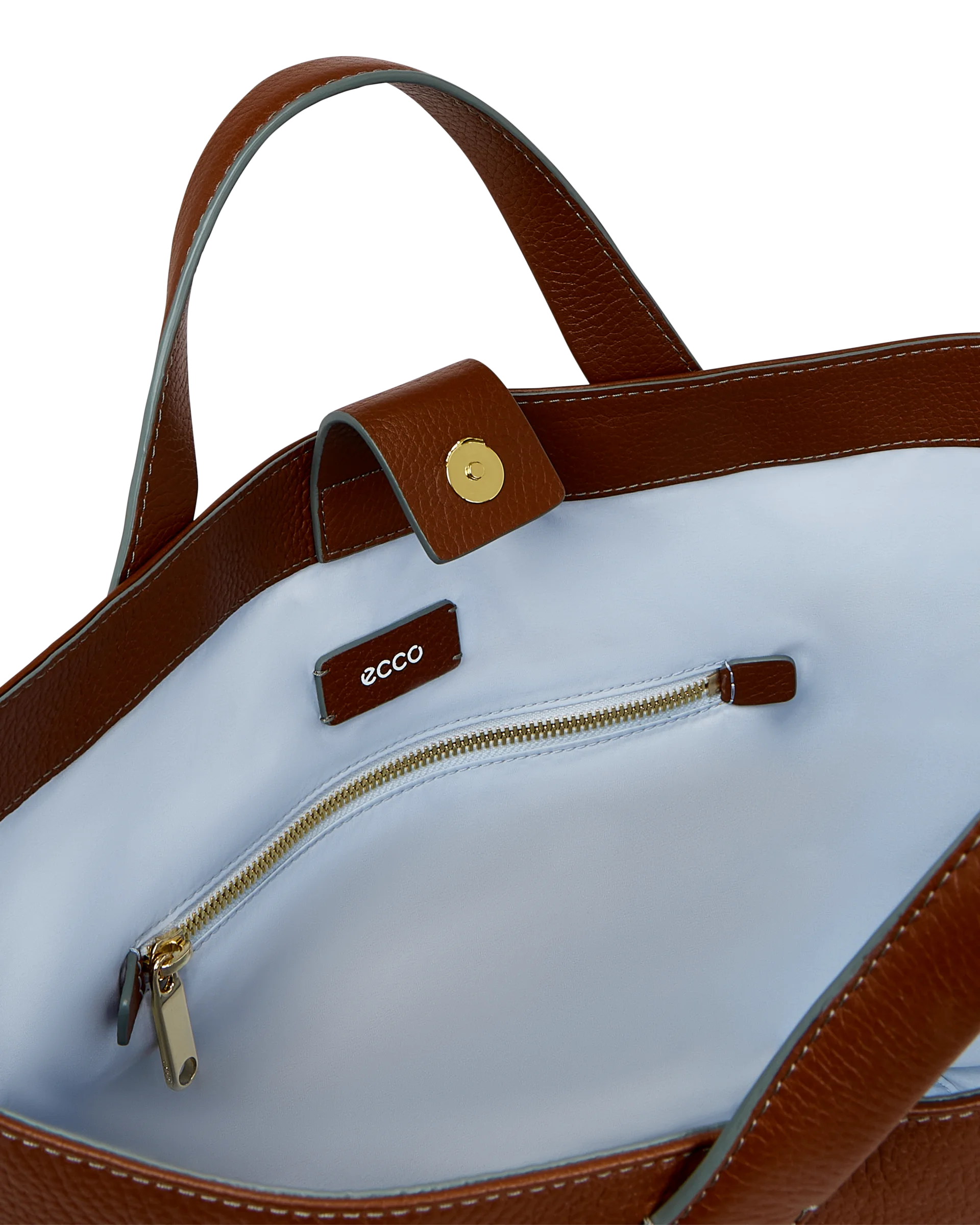 ECCO Tote Shopper aus Leder Braun 28X44X14,5 cm