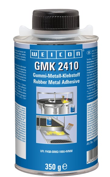 WEICON GMK 2410 Contactlijm | Hoogwaardige en snel uithardende 1K rubber-metaallijm | 0,35 kg | Bruin