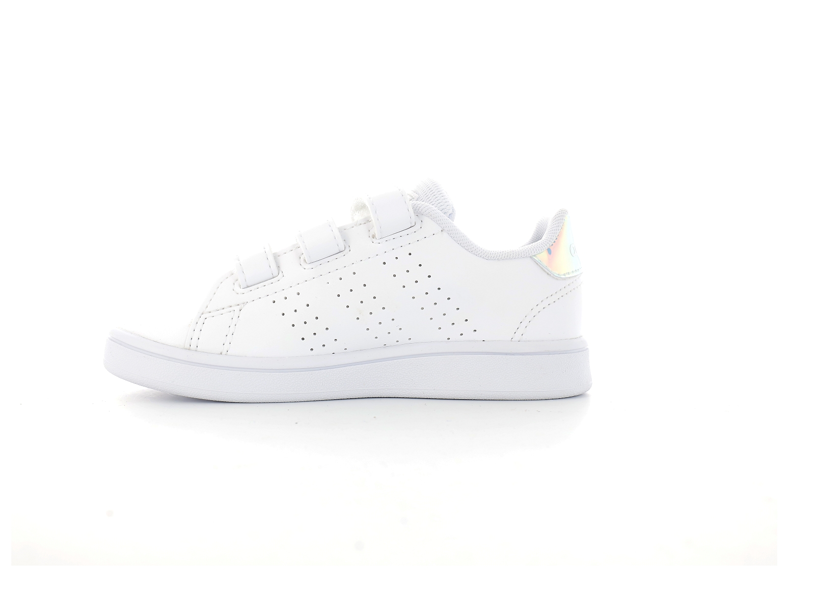 Adidas-ADVANTAGE C Synthétique Blanc Argent