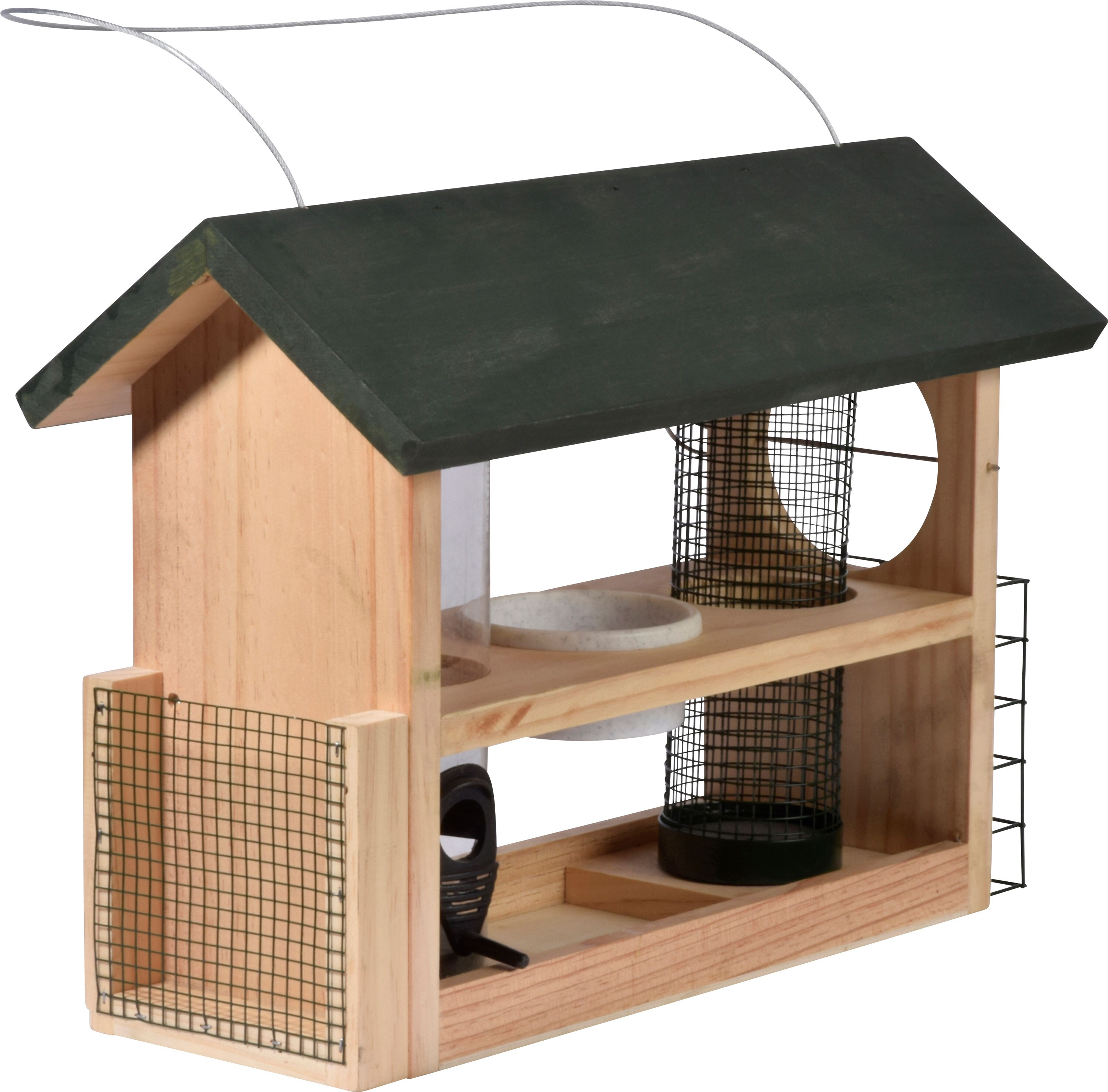 dobar 7-in-1-Futterstation, Holz