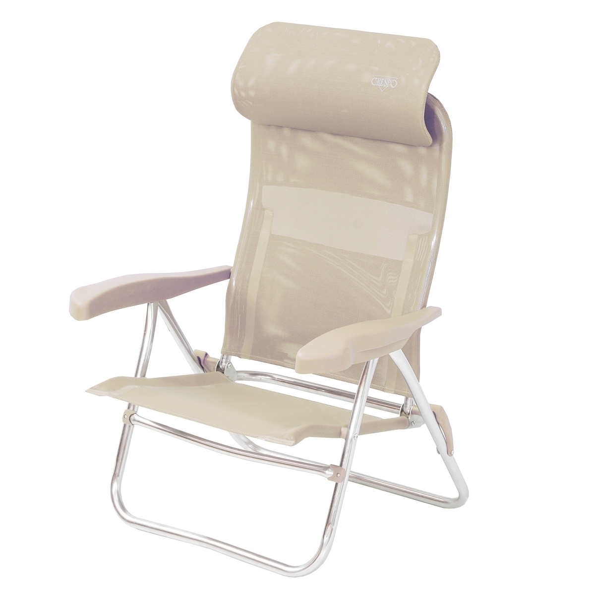 Crespo AL-205 Compact Beach Chair Strandstuhl beige