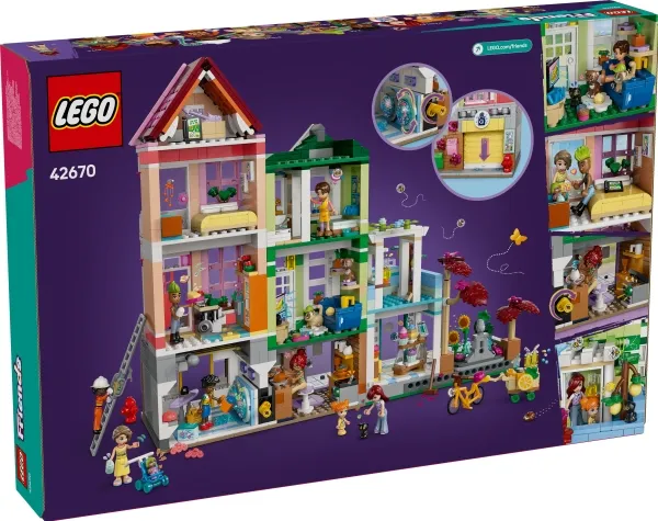 LEGO Friends 42670 Heartlake City lejligheder og butikker