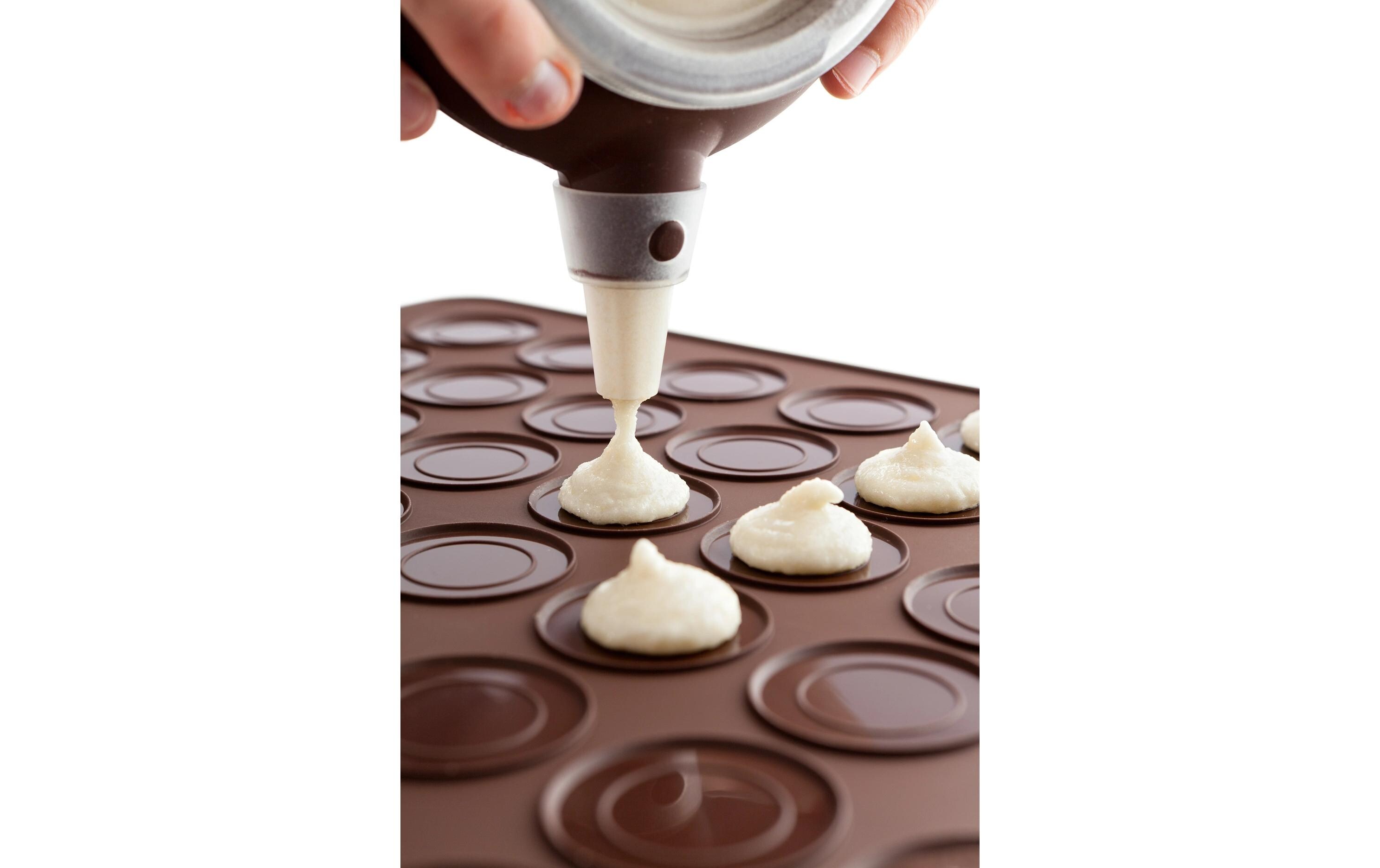 Backformen-Set Macaron, Silikon, BraunMacaron-Set
