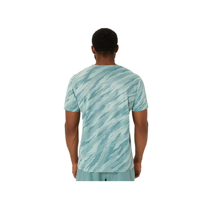 Tee-shirt Asics Core All Over Sprint vert