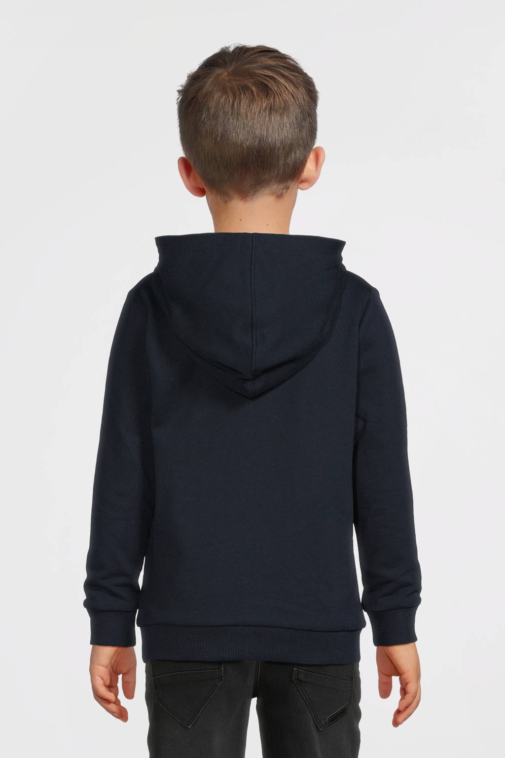 NAME IT Dragonball hoodie NKMJAM donkerblauw/oranje