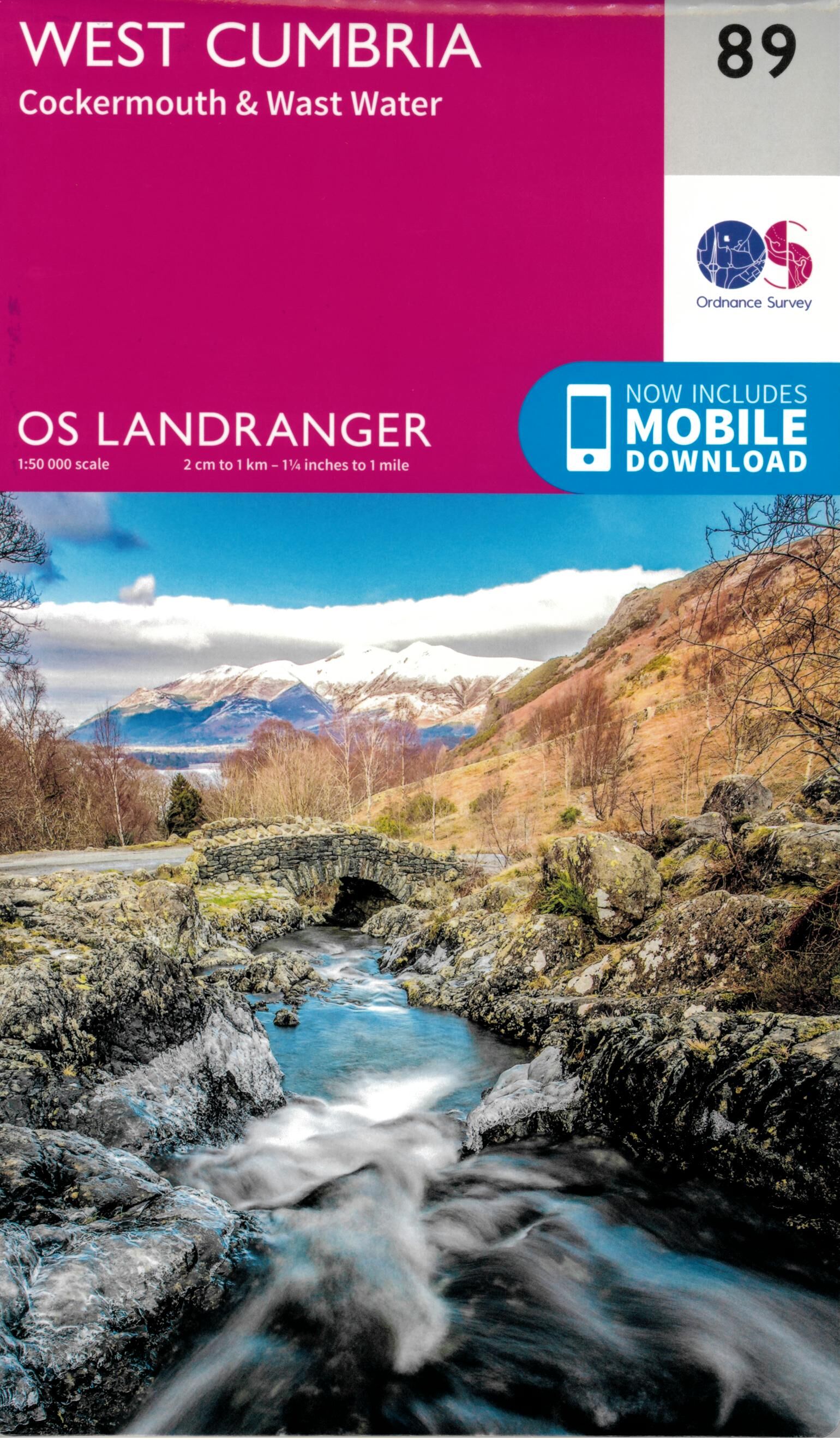 ORDNANCE SURVEY - 89 GB WEST CUMBRIA 1 50 000