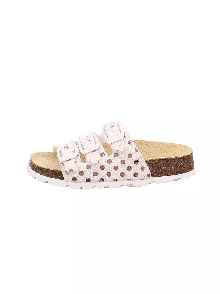 SUPERFIT Mädchen Hausschuhe - Pantoffel  weiss