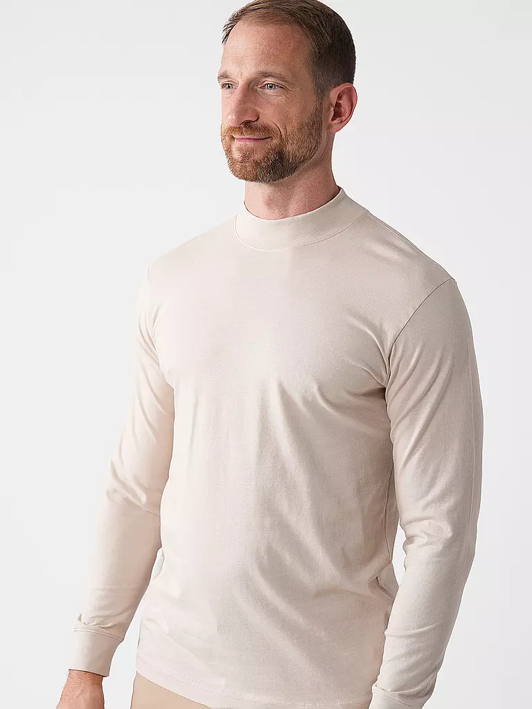RAGMAN Rollkragenshirt beige