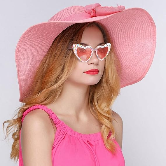 Photo Booth Geburtstags Brille Fotorequisite Party Herz Sonnenbrille Verkleidungs Accessoire mit Perlen für lustige Bilder - Birthday Girl
