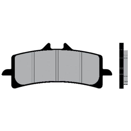 Plaquettes de freins Brenta Racing carbon Avant