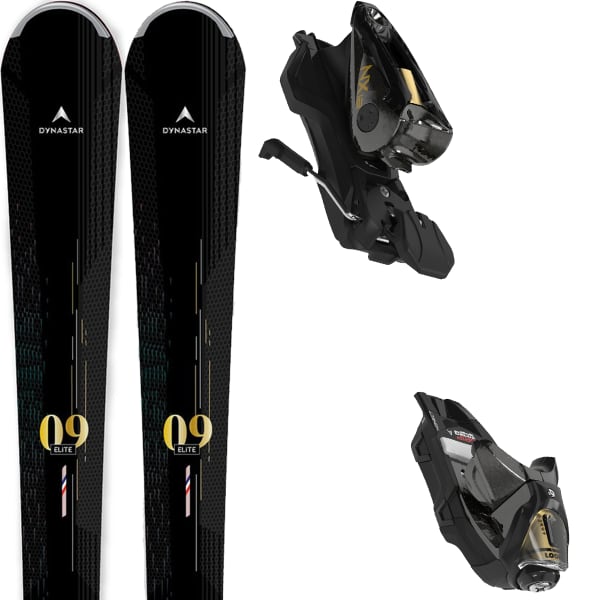 Pack ski DYNASTAR E LITE 9 KONECT + NX 12 KONECT GW B80 BLACK GOLD