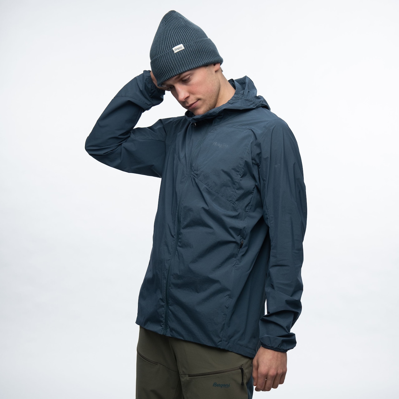 Rabot LT Windbreaker Jacket Herre Orion Blue