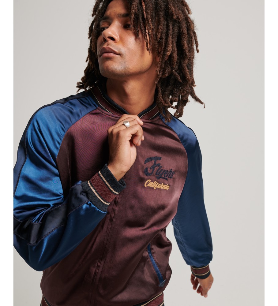 Casaco Superdry Sukajan em bordeaux