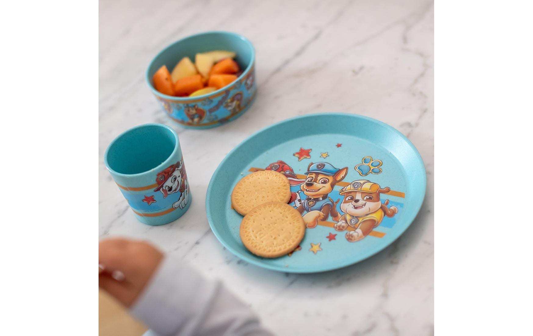 Kindergeschirrset Connect Paw Patrol, 3-teilig, BlauGeschirrset für Kinder