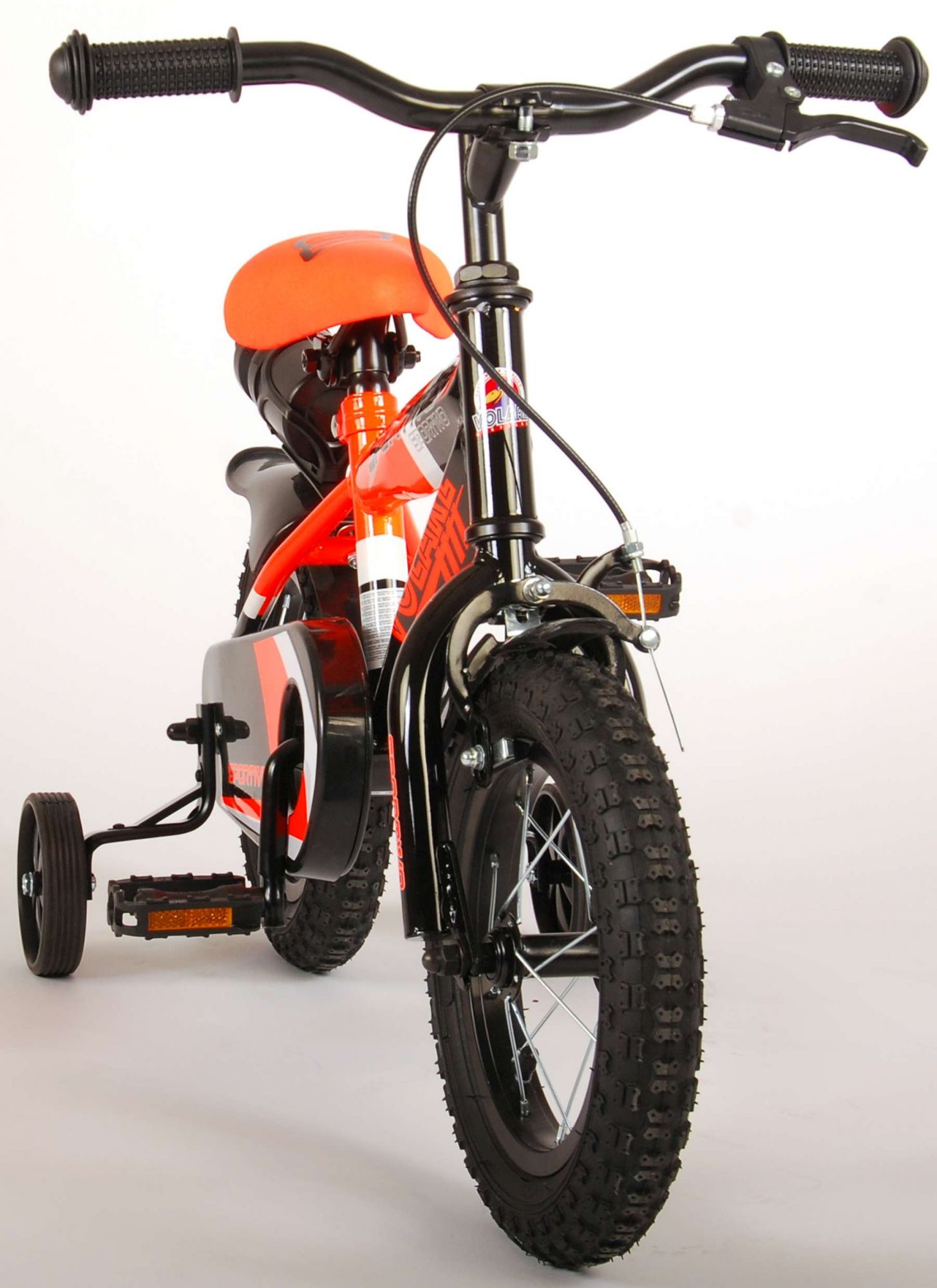 TPFSports Sportivo Kinderfahrrad - Jungen - 12 Zoll - 2 Handbremsen - Neon Gelb