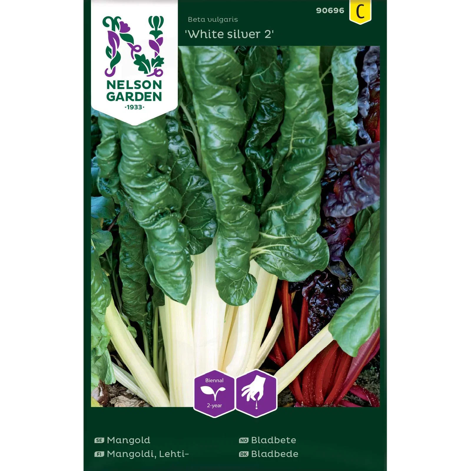 Beta vulgaris 'White silver 2' Bladbete 'White silver 2'