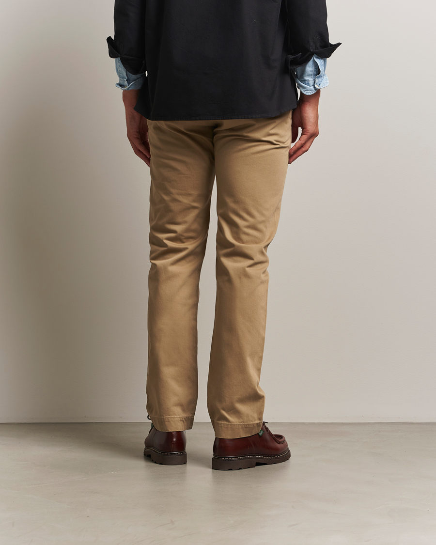 RRL Officers Flat Pants Military Khaki