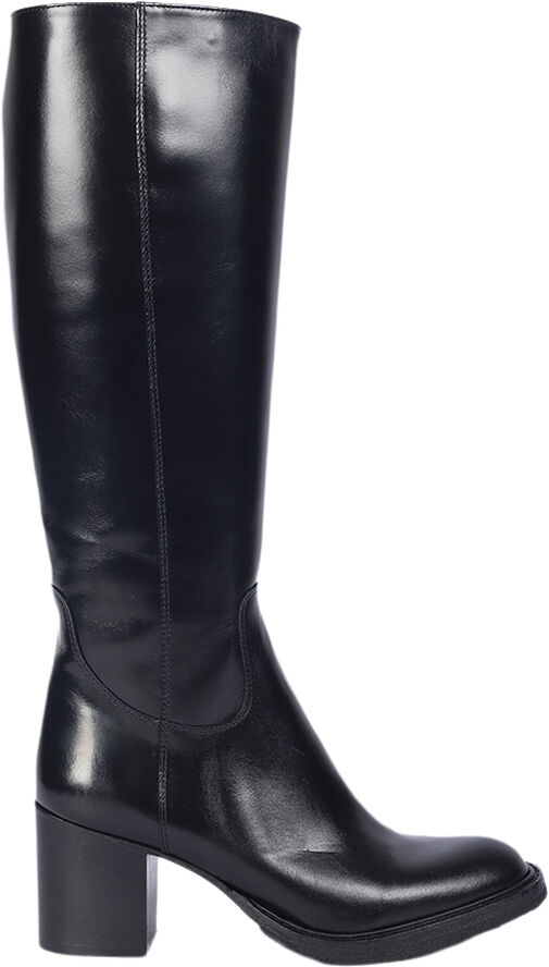 ANGULUS 70er inspireret langskaftet læders 1835/001 black/black