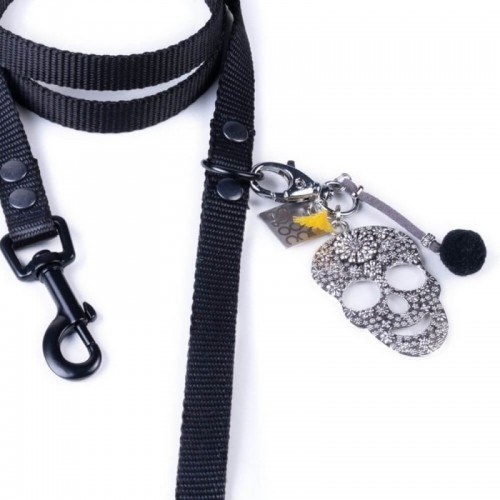 Coleira Lucky Total Black para cães, preta