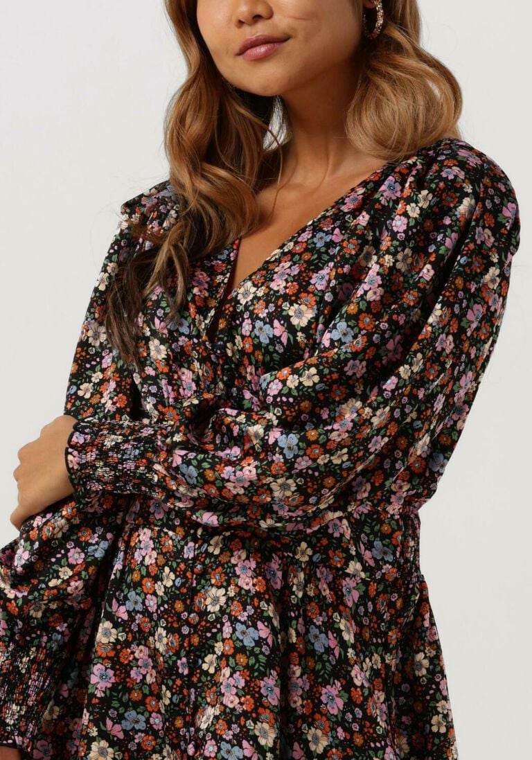 NEO NOIR zwarte neo noir mini jurk lecia retro dress