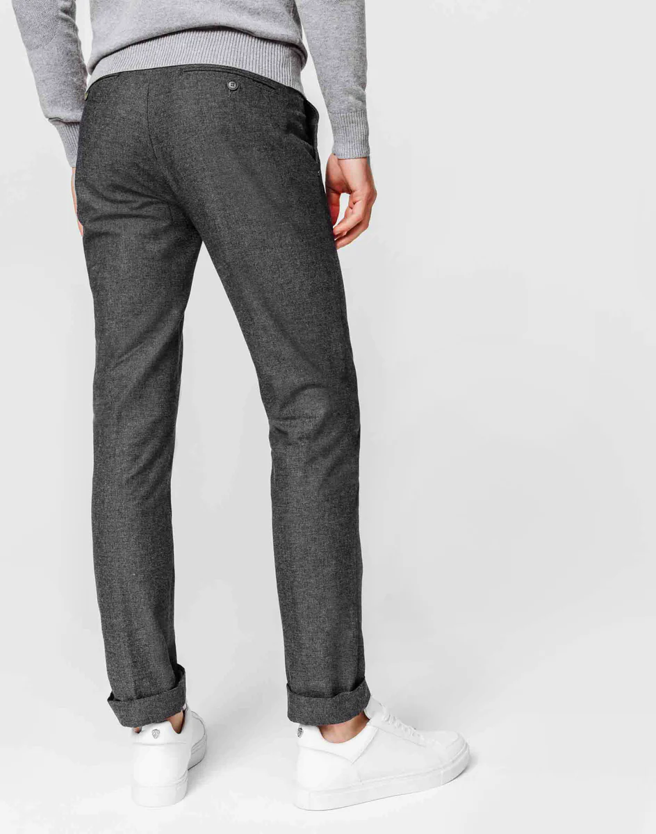 Pantalon casual gris moyen