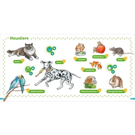 Tessloff BOOKii® Hören und Staunen Mini Tiere
