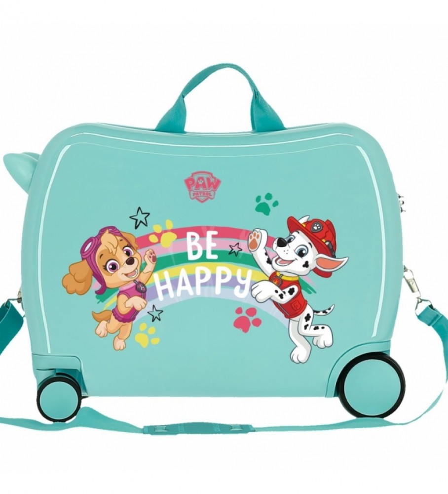 Mala infantil Joumma Bags Be Happy turquesa - 38x50x20cm -