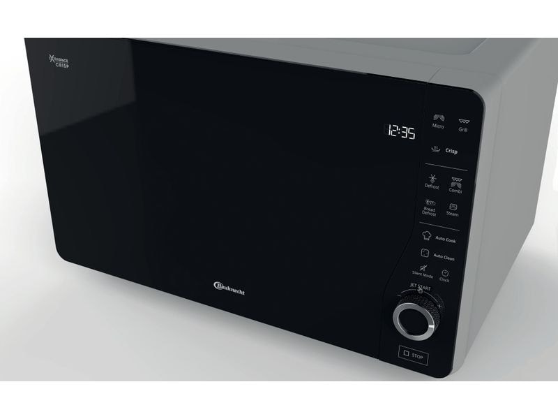 Bauknecht Mikrowelle MW 427 SL CH Schwarz/Silber Freistehende Mikrowelle