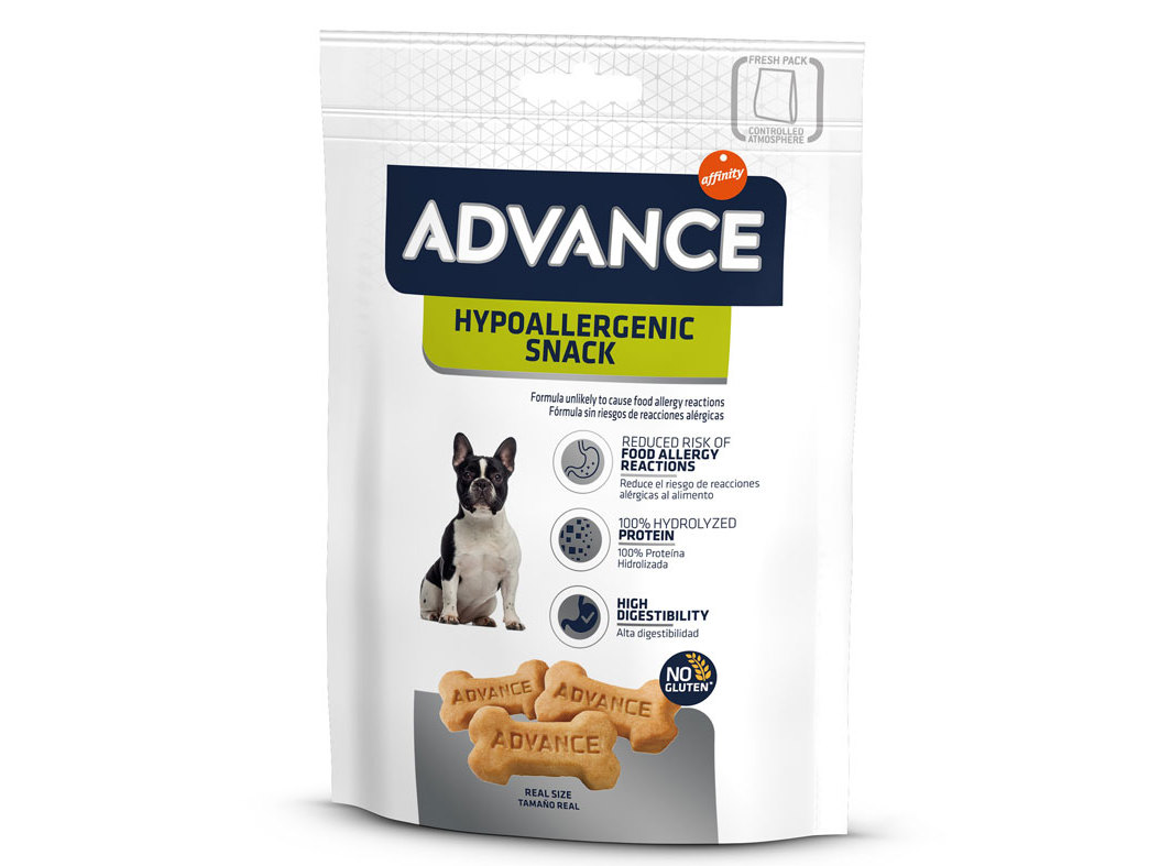 SNACK PARA CÃO ADVANCE HIPOALERGÉNICO 150G