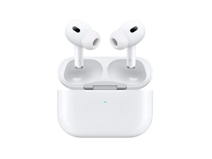 Apple | AirPods Pro - 2. Generation (2023) - Trådløse øretelefoner med mik. - aktiv støjdæmpning - hvid | Magsafe Charging Case (USB-C)