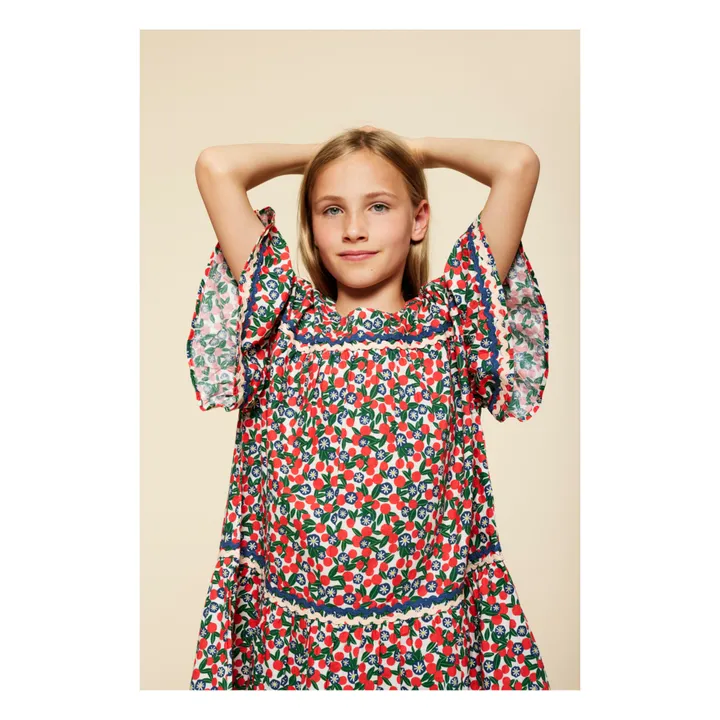 A Monday in Copenhagen Robe Elvira Fleur | Rouge
