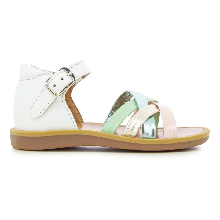 Pom d'Api Sandales Poppy Erg | Blanc