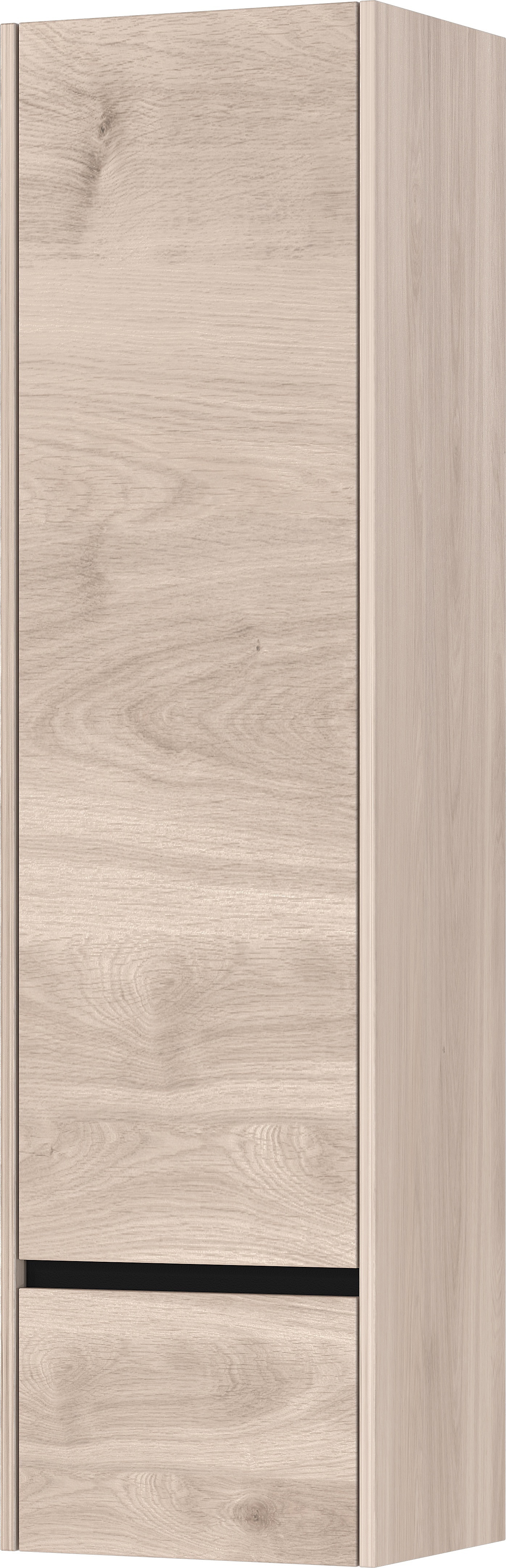 Hängeschrank EMMA 36 x 135 cm Castello-Eiche-Dekor beige/schwarz