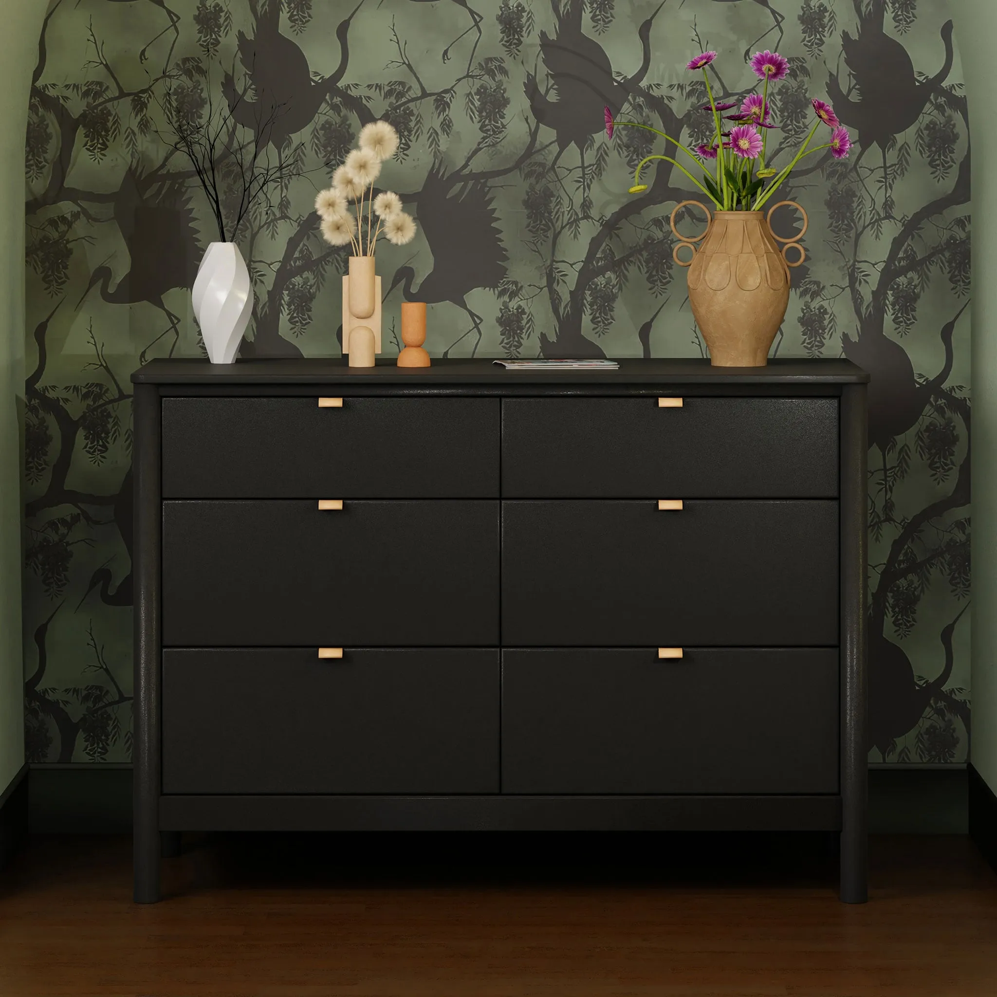 Babyletto Bureau 6 tiroirs Bondi - Noir