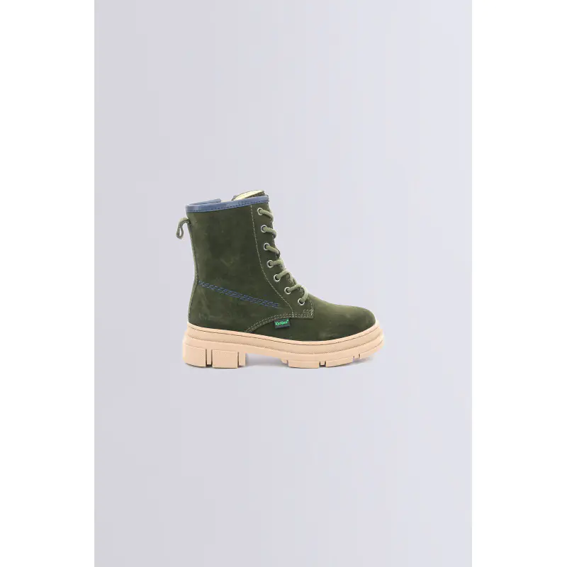 KICK GOJI KAKI MARINE BOTTINES Cuir Fille