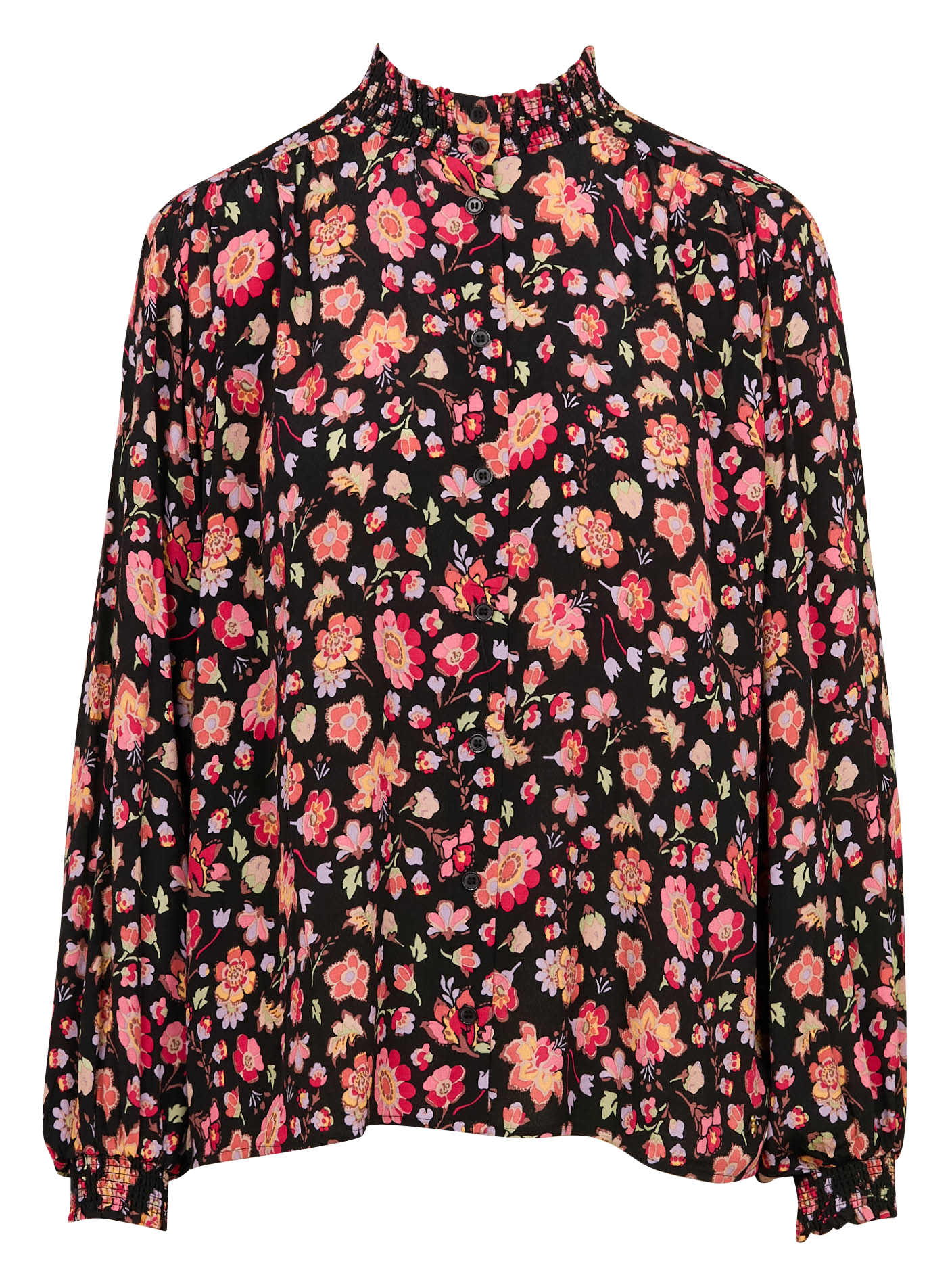 ELIZON - Chemise droite imprimé fleuri | Multicolore