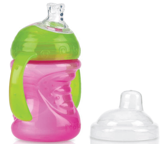 NûbySwirl Antilekbeker Roze 240ml