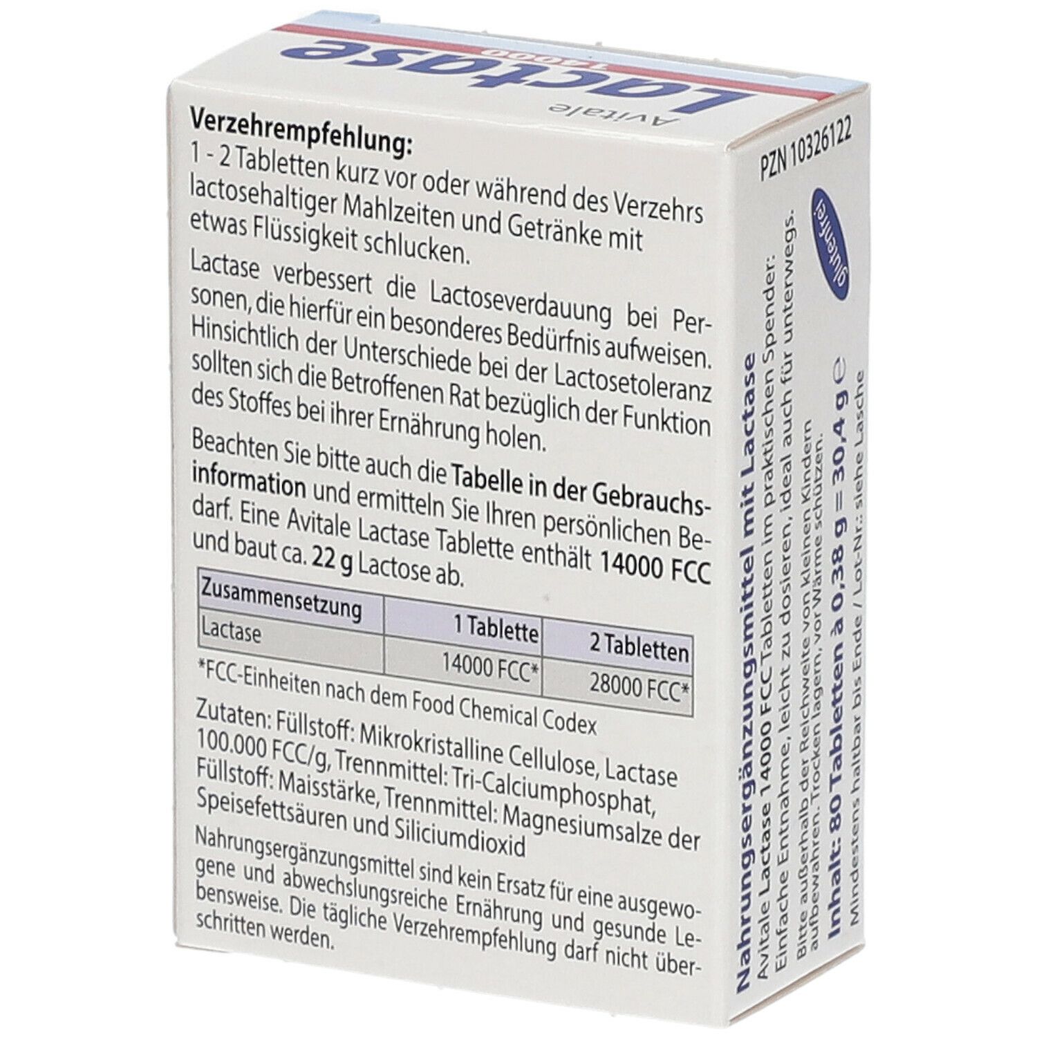 Avitale Lactase 14000 FCC