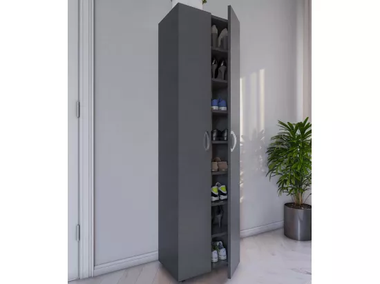 Bois XXL Grande armoire à chaussures Ulas 8
