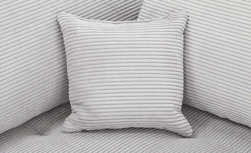 Ecksofa Krissy Hellgrau rechts