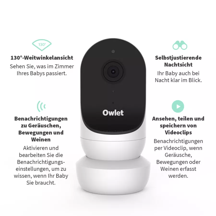 Owlet Monitor Duo Smart Sock 3 und Camera 2 mint