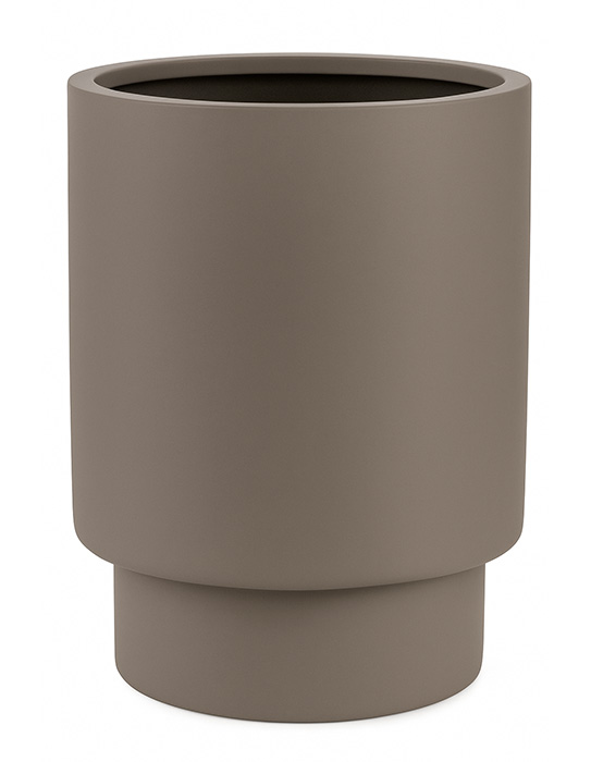 Plantenpot Almstok taupe Ø50 x H65 cm