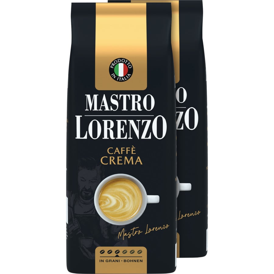 Mastro Lorenzo Intenso Kaffeebohnen 2 x 1000 g
