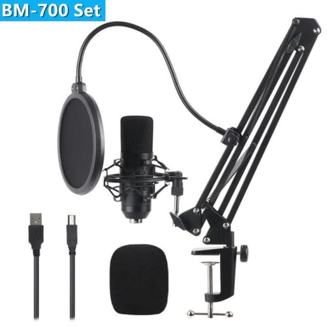 Studio Live Streaming Broadcasting Optagelse Mikrofonstativ