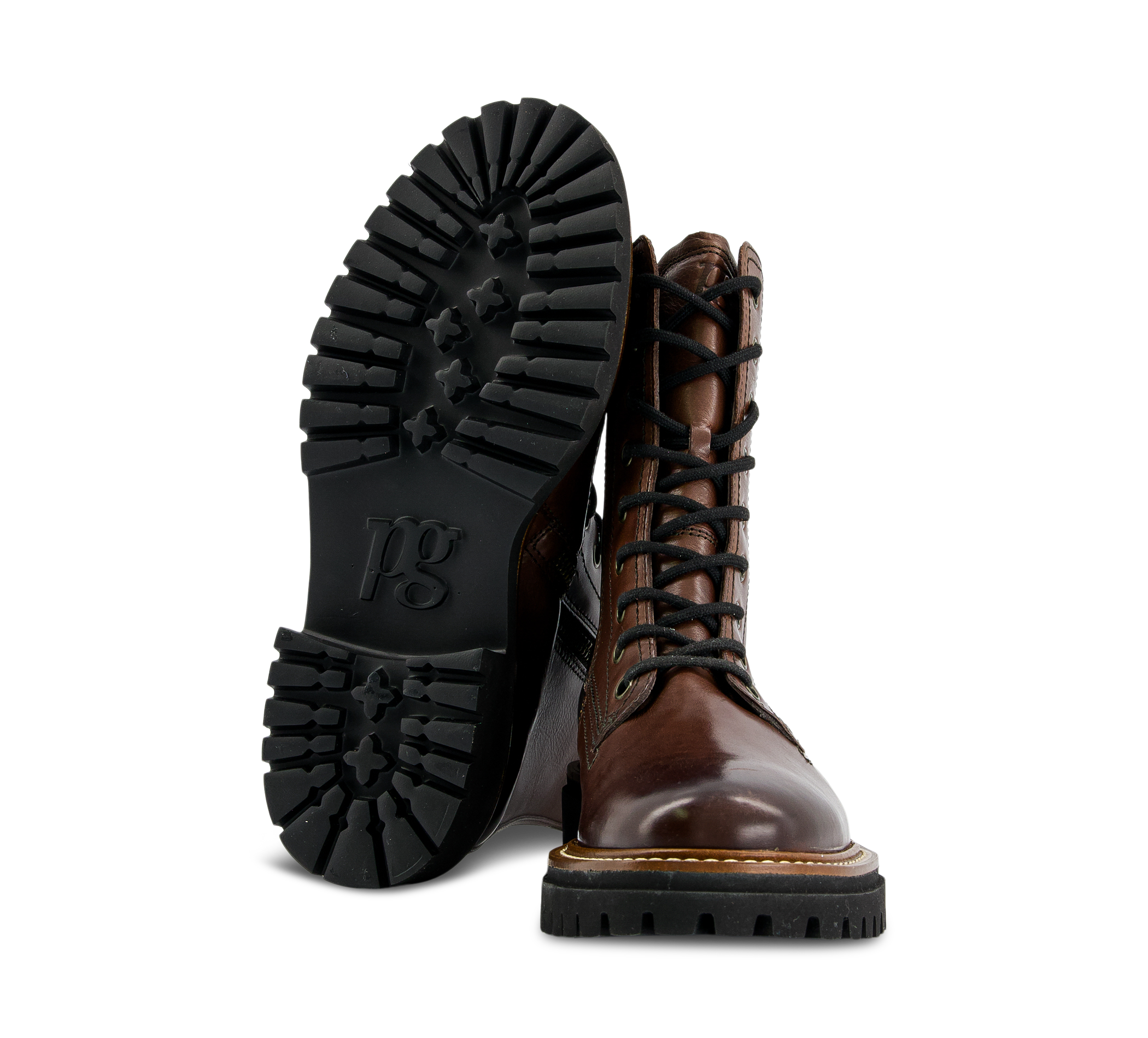 Paul Green Super Soft - Schnürstiefel braun