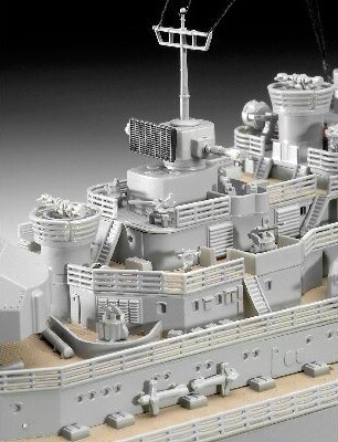 Revell - Bismarck Model Skib Byggesæt - 1:350 - Level 5 - 05040