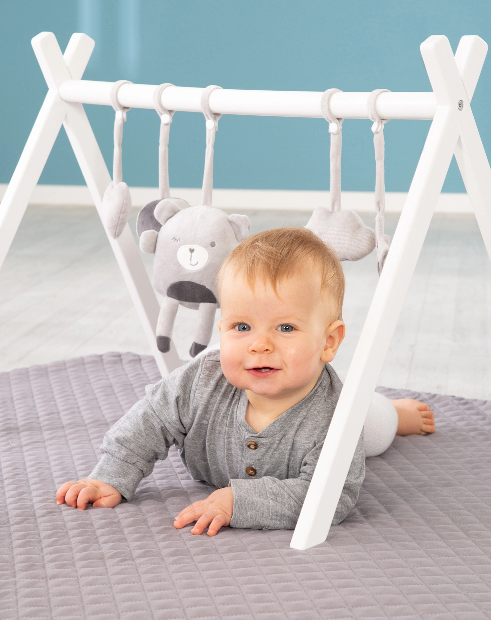 Babygym Holz weiß